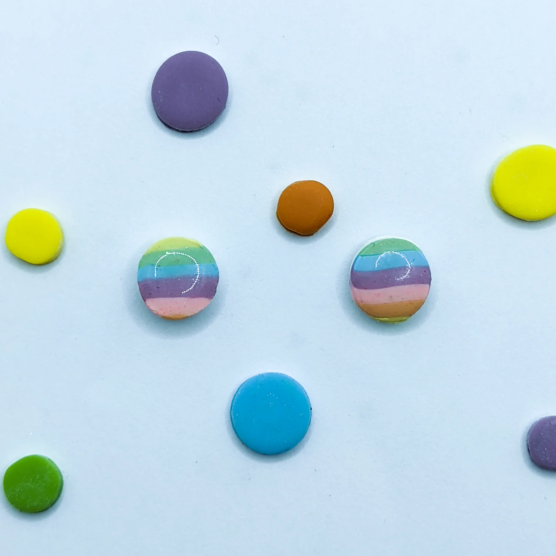 orgullo pastel circulo mini