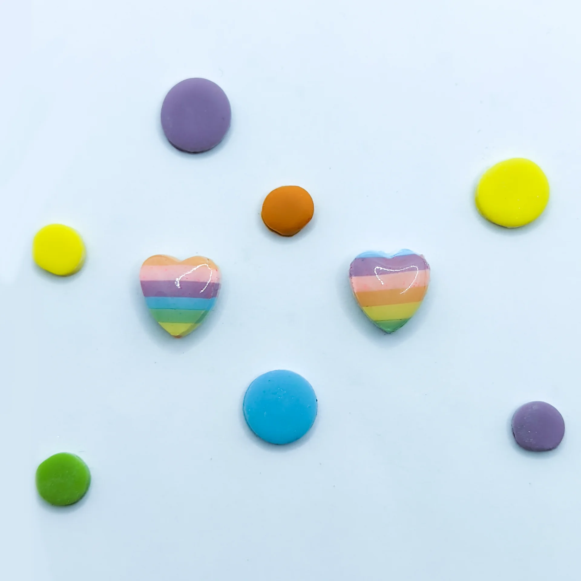 orgullo pastel corazon mini