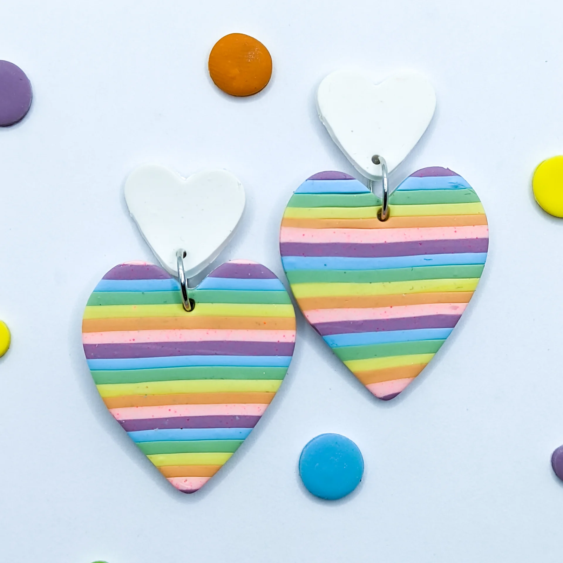 orgullo doble corazon pastel
